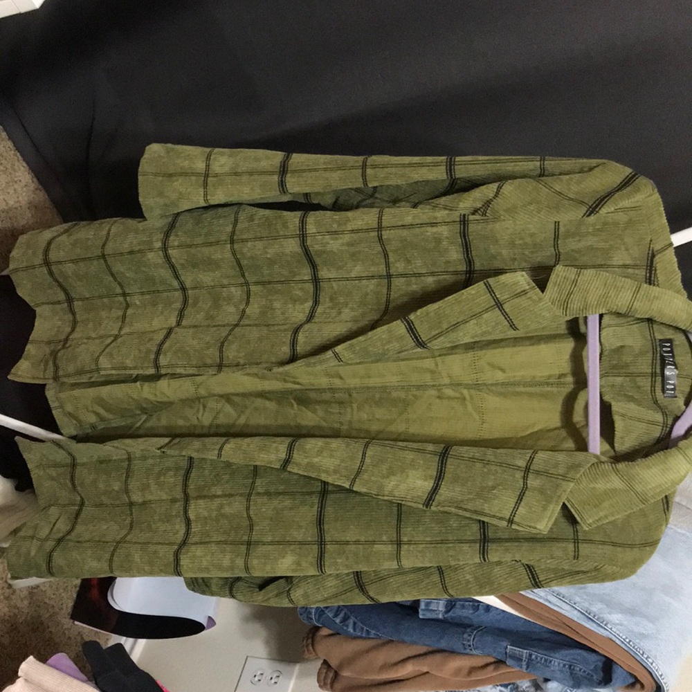 LONG PLAID COAT